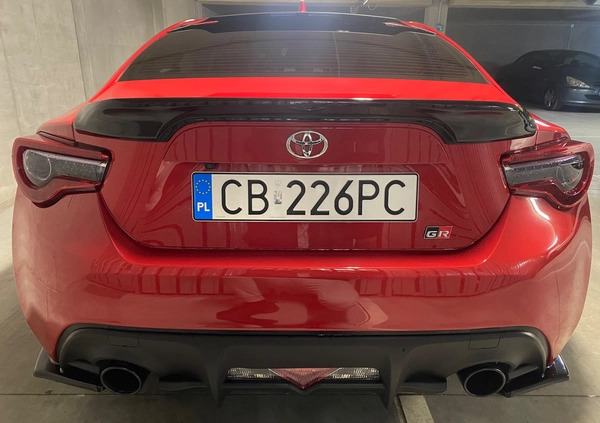 Toyota GT86 cena 105000 przebieg: 35000, rok produkcji 2017 z Bydgoszcz małe 326